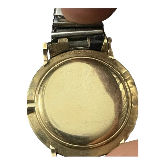 WITTNAUER VINTAGE MENS WATCH 10K GOLD FILLED AUTOMATIC - Picture 5 of 8